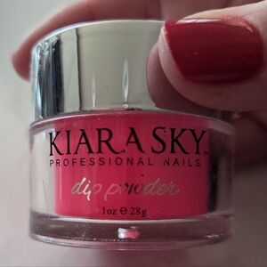 Kiara Sky Nail Powder Sinful Pink. Have Other Colors, Base & Top Coat, Etc.